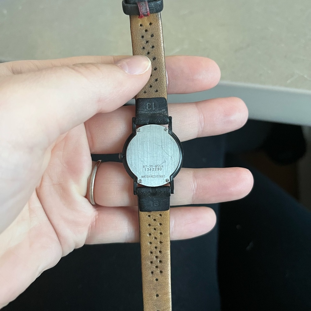 Classic Leather Strap Watch
